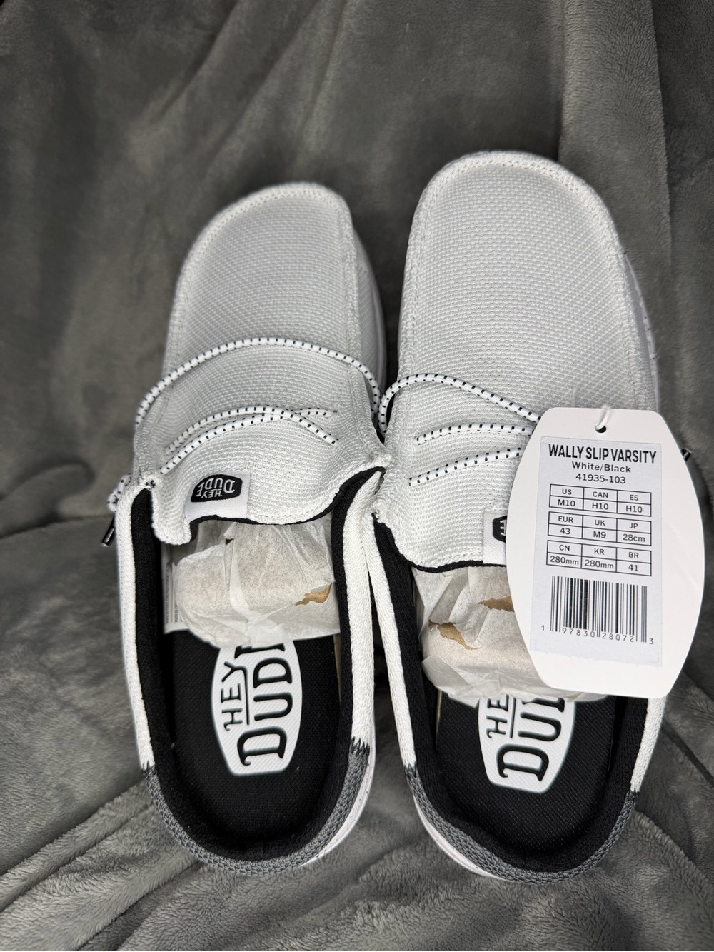 Hey Dude Men’s White Casual Slip-On - Picture 3 of 4